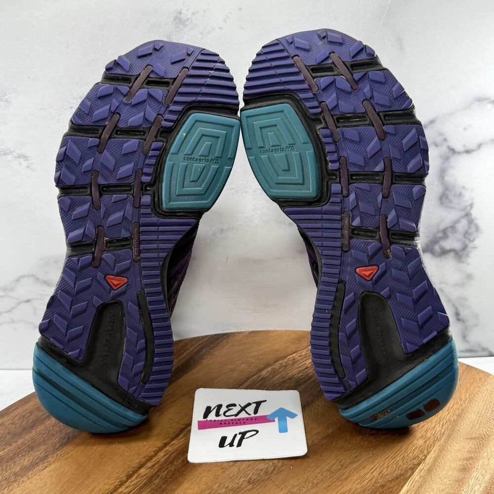 Women’s size 7-Salomon Mission XR 3 Trail Hiking Running Purple Outdoor Shoes - Picture 6 of 9